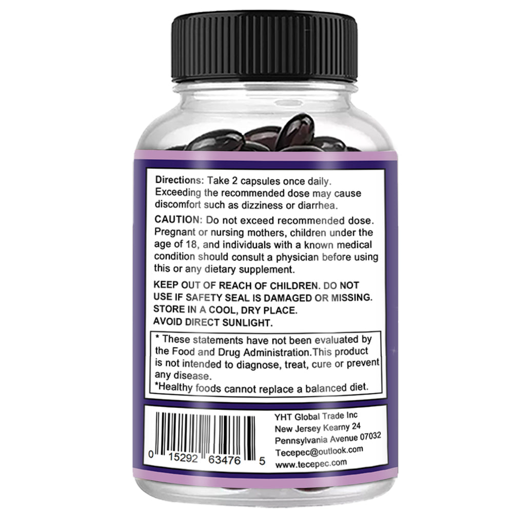 Tecepec Melatonin 10mg Sleep Support Capsules | Advanced Formula for Restful Sleep | 120 Capsules