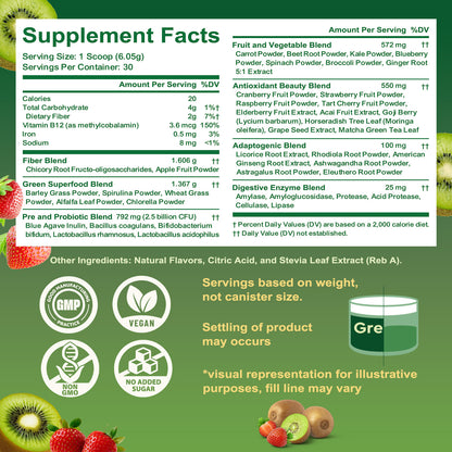Daily Greens with Probiotics & Adaptogens