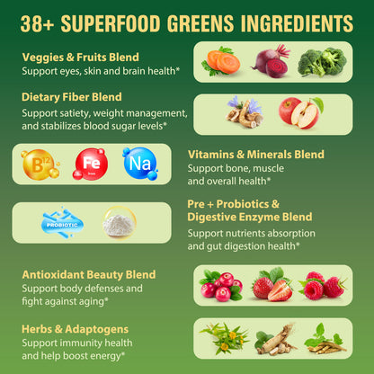 Daily Greens with Probiotics & Adaptogens